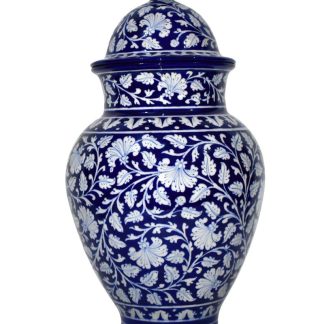 Blue Lily Vase