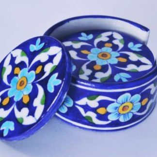 Coaster Set With Holder